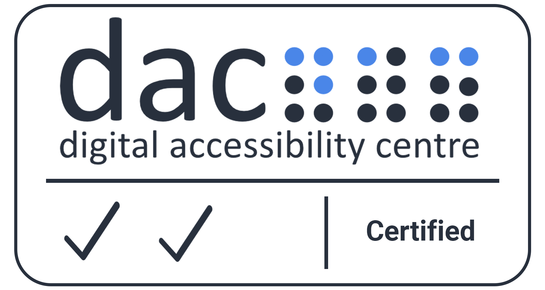 Pastdue Credit Solution - Disability Accessibility Center certificate.